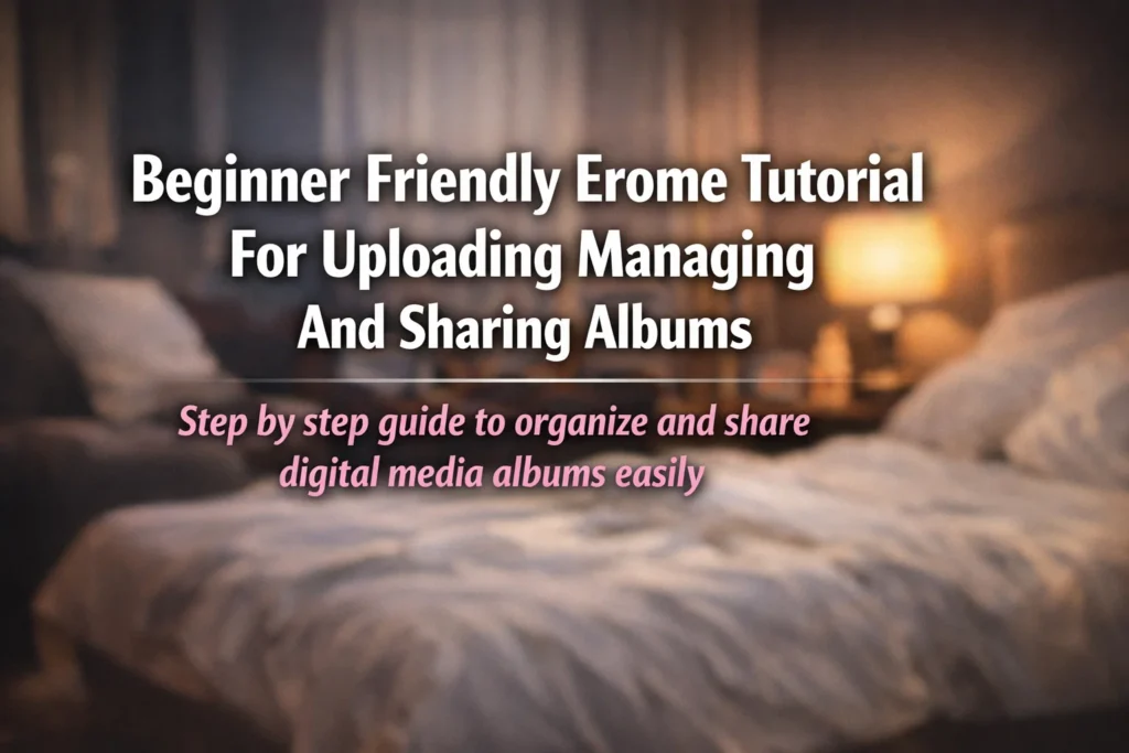 Beginner Friendly Erome Tutorial For Uploading Managing And Sharing Albums