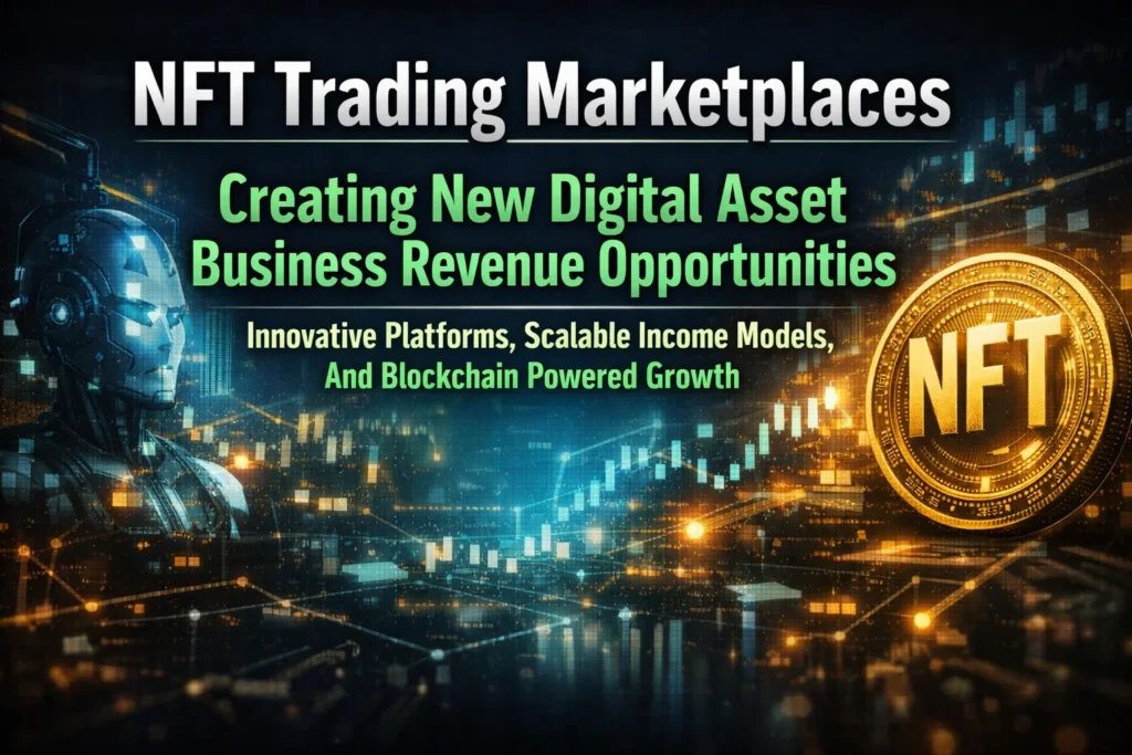NFT trading marketplaces creating new digital asset business revenue opportunities