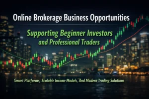 Online brokerage business opportunities supporting beginner investors and professional traders