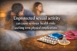 Unprotected sexual activity can cause serious health risks and long term physical complications